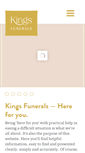 Mobile Screenshot of kingsfunerals.com.au