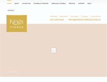Tablet Screenshot of kingsfunerals.com.au